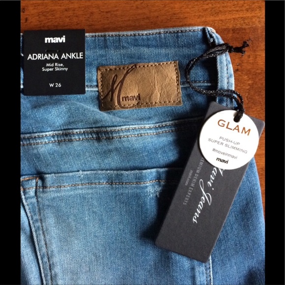 Mavi Adriana Ankle Super Skinny Mid Rise Jeans 26 - Picture 6 of 8